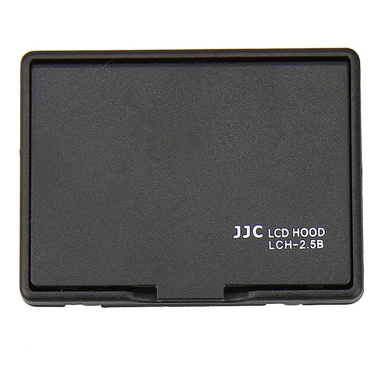 نمای روبه رو هود نمایشگر دوربین جی جی سی JJC LCH-2.5B Universal LCD Hood for 2.5 Inch