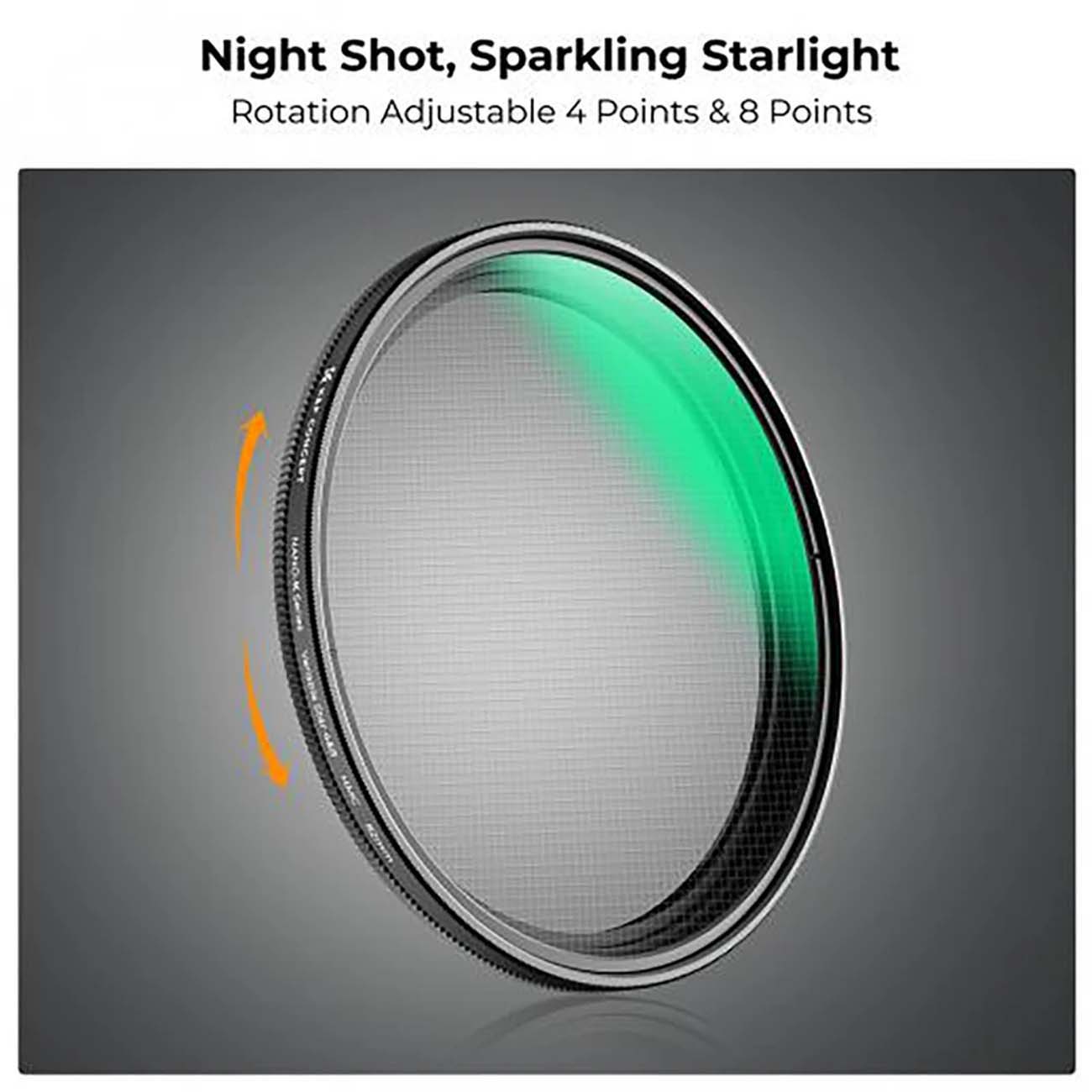 نمای توضیحات فیلتر لنز کی اند اف K&F Concept Black Diffusion1 HMC Nano-C 77mm Filter