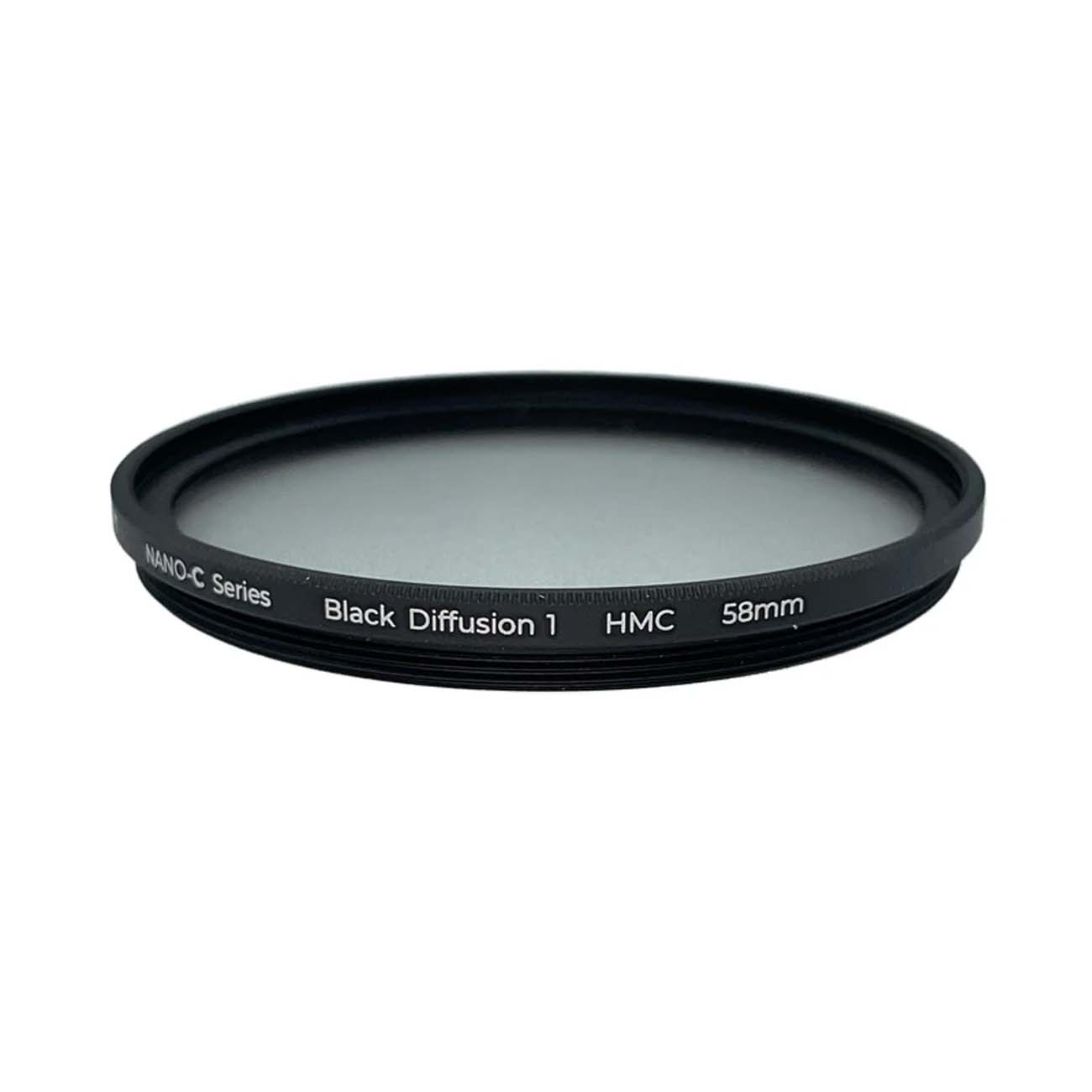 نمای روبه رو از فیلتر کی اند اف K&F Concept Black Diffusion1 HMC Nano-C 58mm Filter
