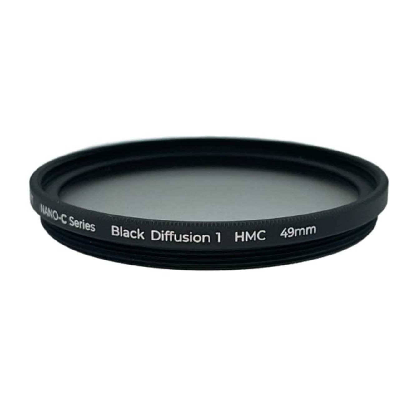 نمای جانبی از فیلتر لنز کی اند اف K&F Concept Black Diffusion1 HMC Nano-C 49mm Filter