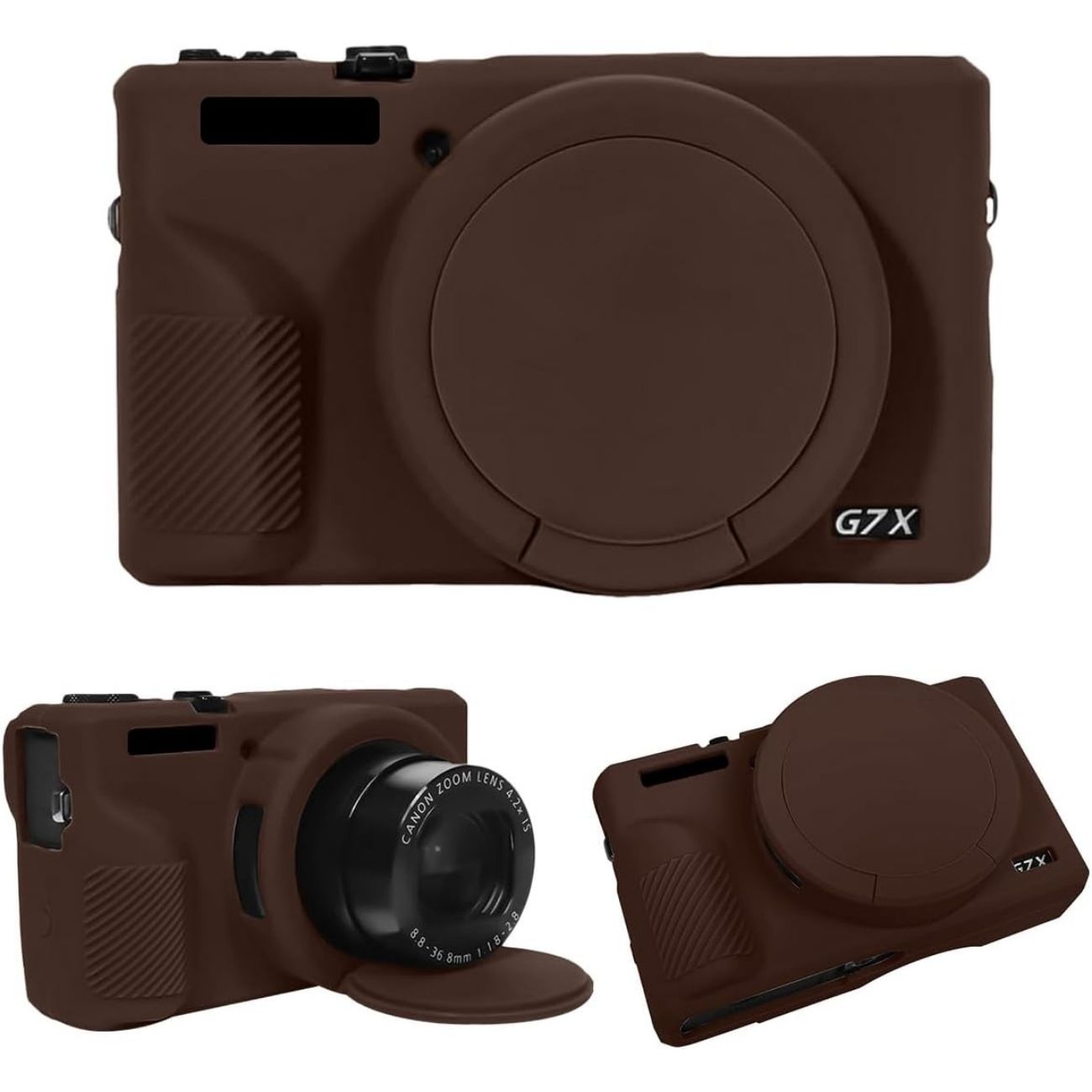 نمای کلی کاور سیلیکونی دوربین Silicone Camera Case for Canon G7 X Mark III