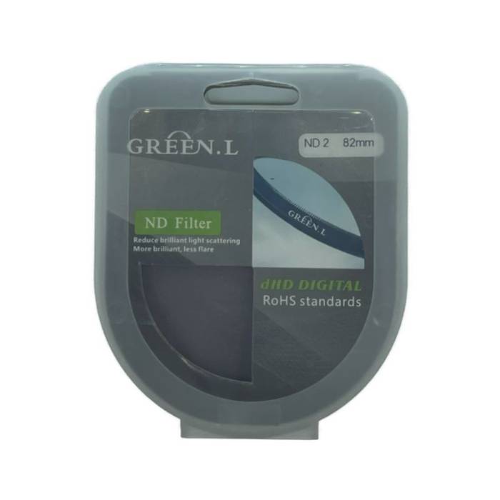 فیلتر لنز گرین ال Green L ND2X 82MM Lens Filter
