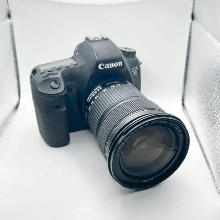 دوربین عکاسی کانن دست دوم Canon EOS 6D Mark II Kit 24-105mm f/3.5-5.6 STM (16400 شات)