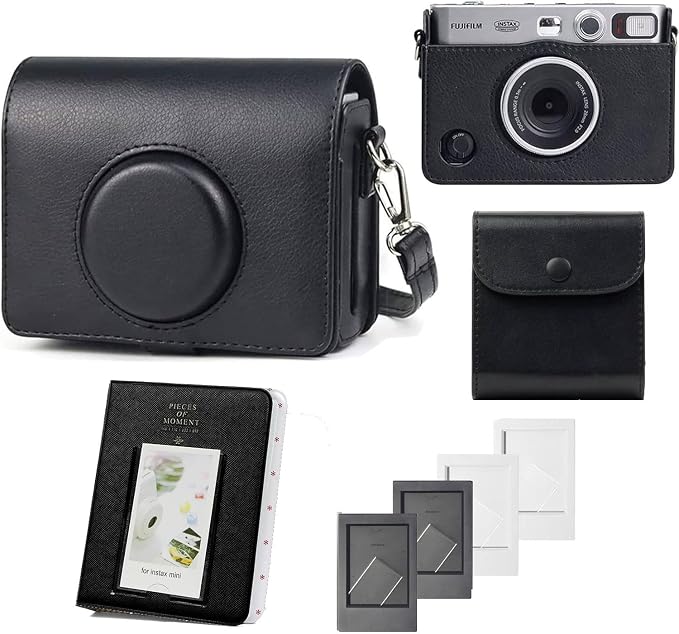 کیت محافظ دوربین مشکی 5in1 Accessories Kit for Fujifilm Instax Mini Evo