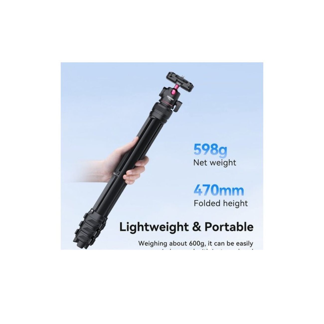 نمای توضیحات سه پایه موبایل اولانزی Ulanzi TT51 Portable Tripod