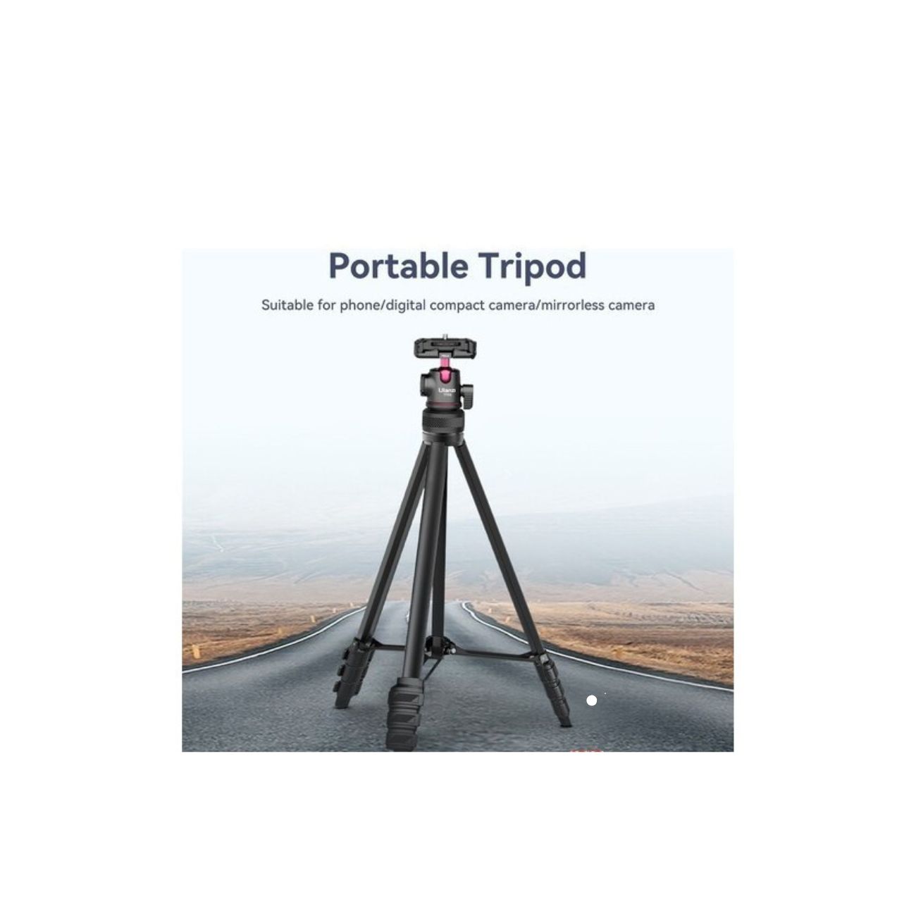 نمای باز شده سه پایه موبایل اولانزی Ulanzi TT51 Portable Tripod