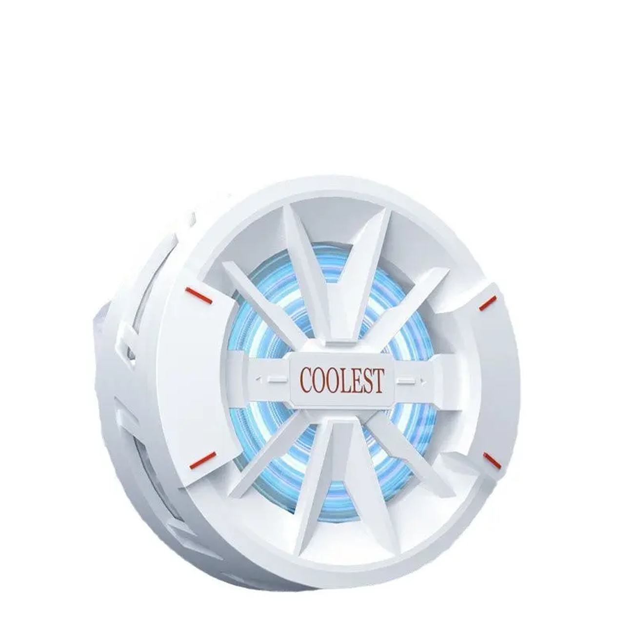 عکس از رنگ سفید فن خنک کننده موبایل JS-40 Mobile Cooling Fan