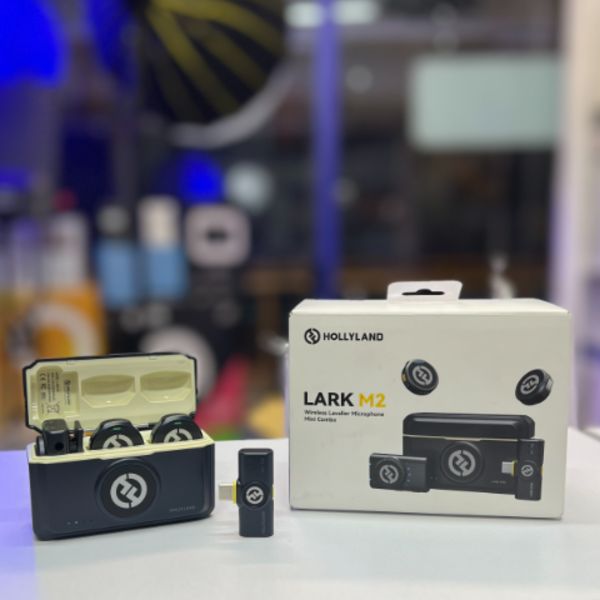 میکروفون دست دوم بی‌ سیم یقه‌ای هالی‌ لند دست دوم Hollyland LARK M2 Mini Wireless Microphone