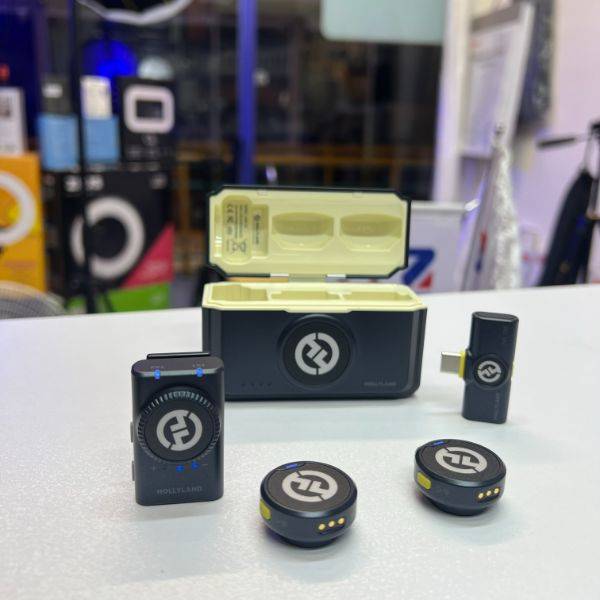 میکروفون دست دوم بی‌ سیم یقه‌ای هالی‌ لند دست دوم Hollyland LARK M2 Mini Wireless Microphone