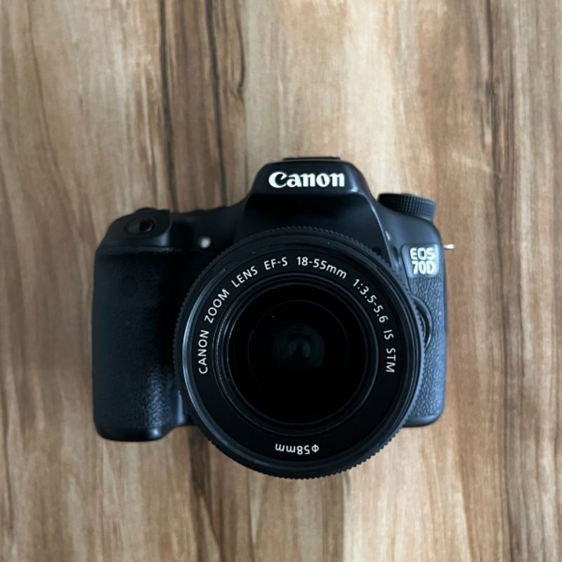 دوربین دست دوم دوربین عکاسی کانن Canon EOS 70D Kit 18-55mm IS STM (8000 شات)