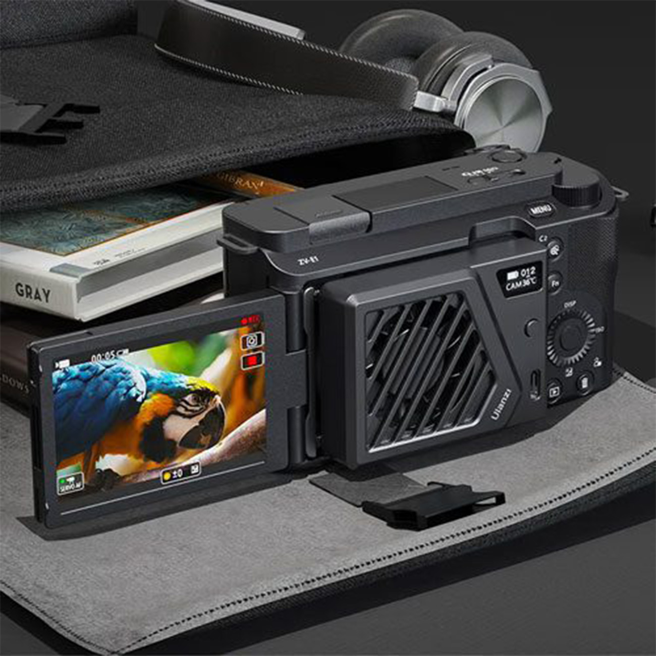 کاربرد فن خنک کننده دوربین اولانزی Ulanzi C072GBB2 Camera Cooling Fan