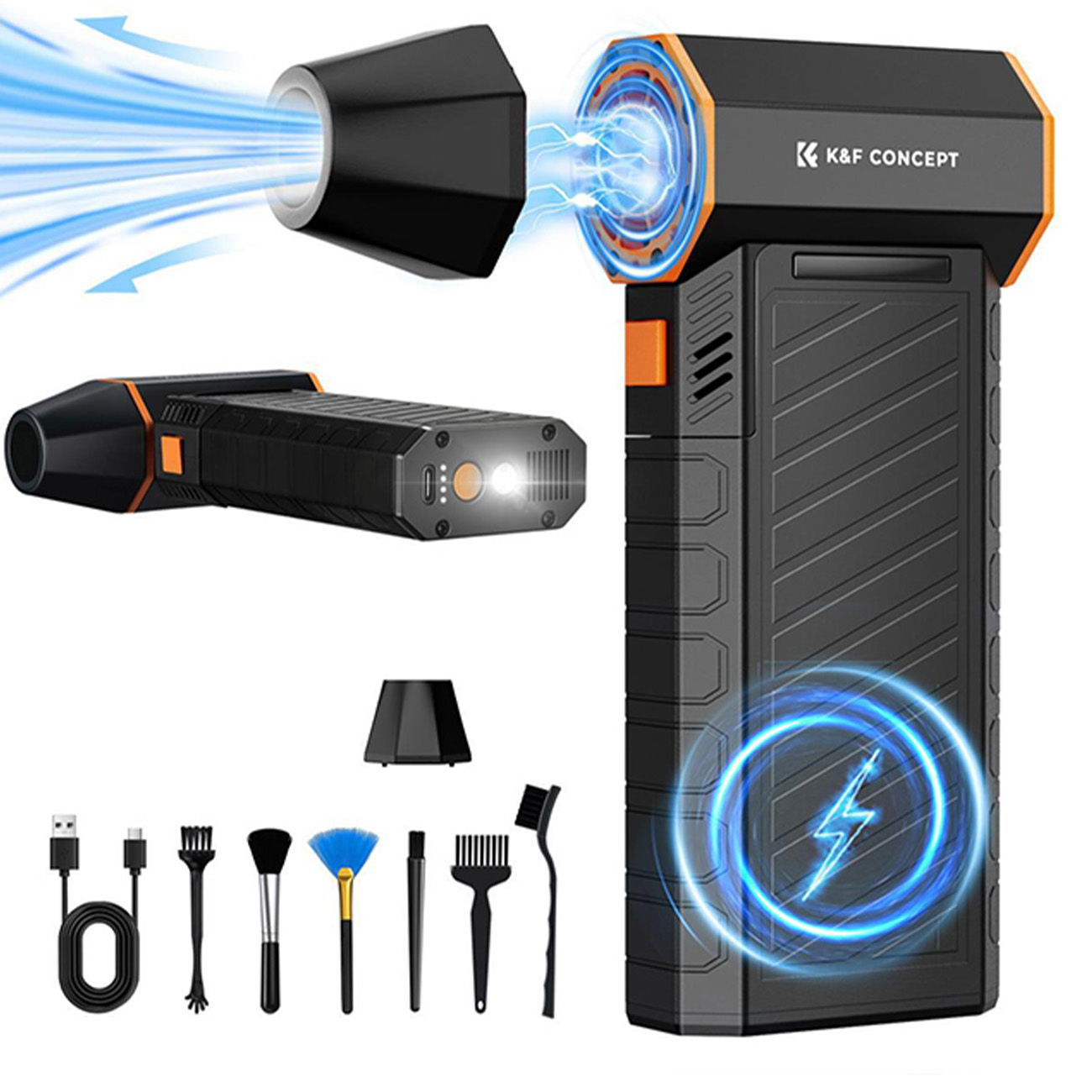 اجزای دمنده هوا کی ند اف K&F Concept BS500M Air Duster