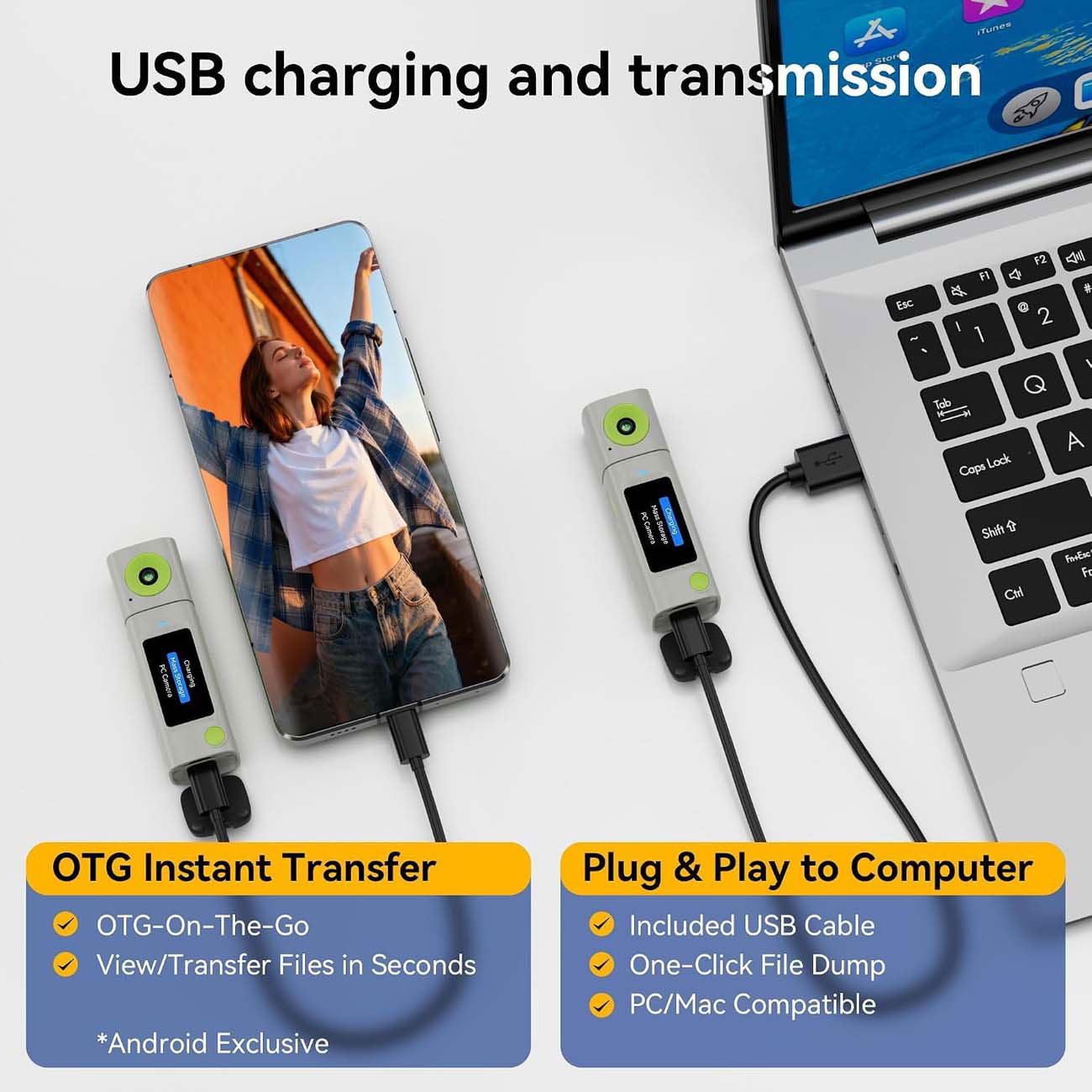 نمای کاربردی از دوربین دیجیتال جاکلیدی G10 Mini Keychain Digital Camera
