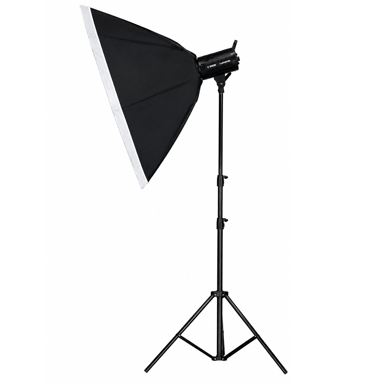 نمای کامل کیت نورپردازی لومنزیا Lumenzia V300Bi Video Light Package
