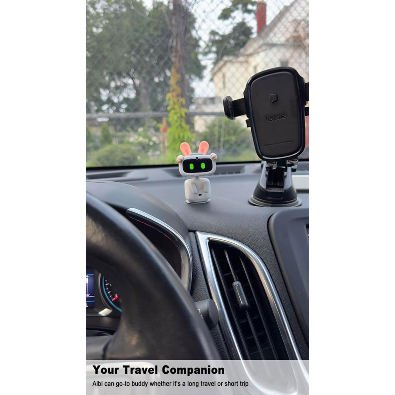 نمای کاربردی دستیار هوش مصنوعی EMOPET AIBI Pocket AI Desktop Companion Robot