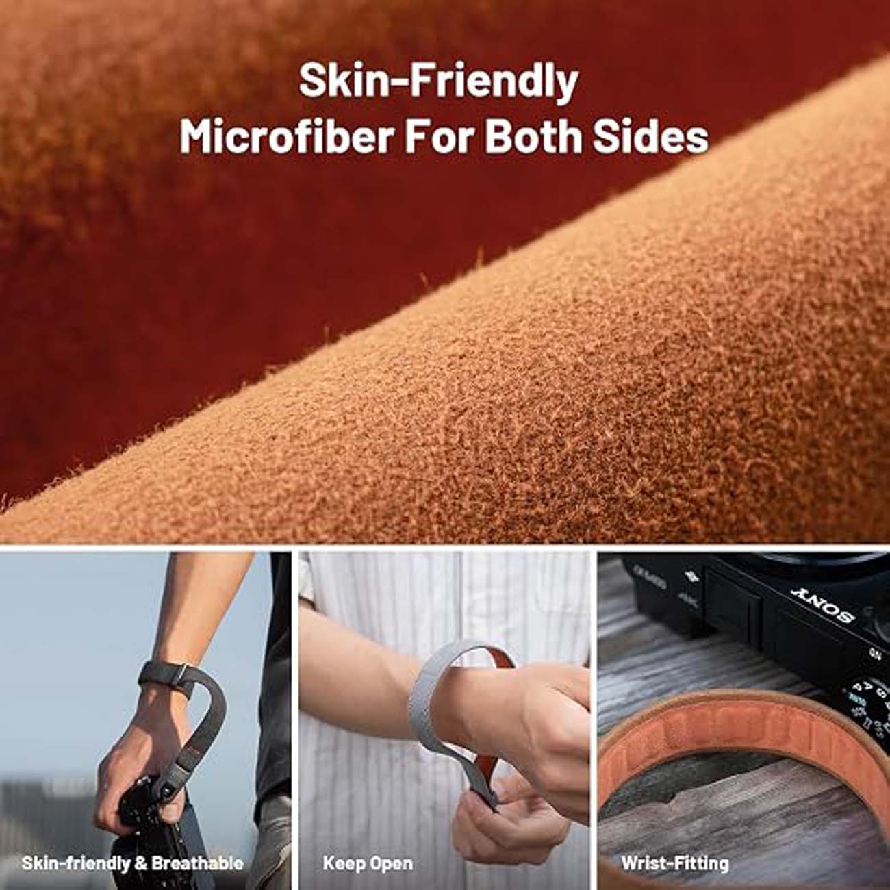نمای جنس بند مچی دوربین PGYTECH Camera Wrist Strap Air