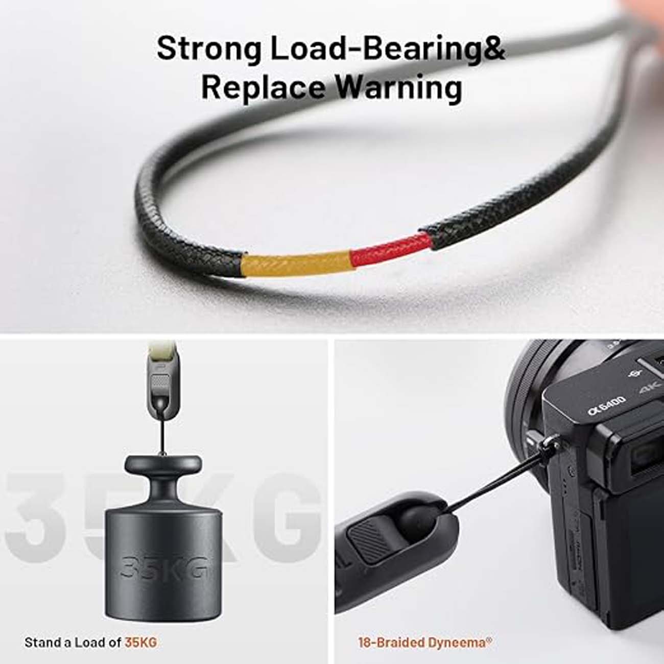 نمای کاربردی از بند مچی دوربین PGYTECH Camera Wrist Strap Air