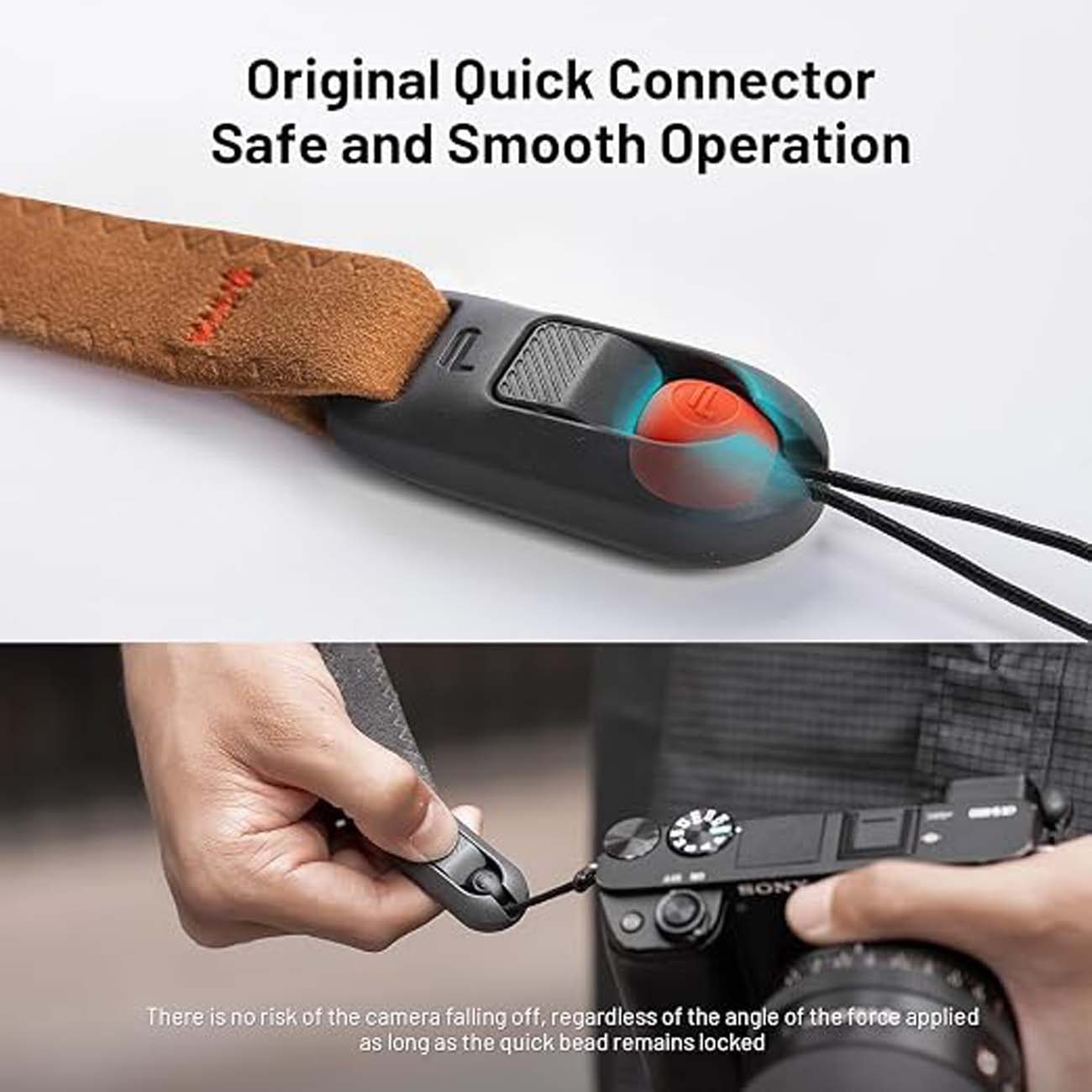 نمای نزدیک از بند مچی دوربین PGYTECH Camera Wrist Strap Air