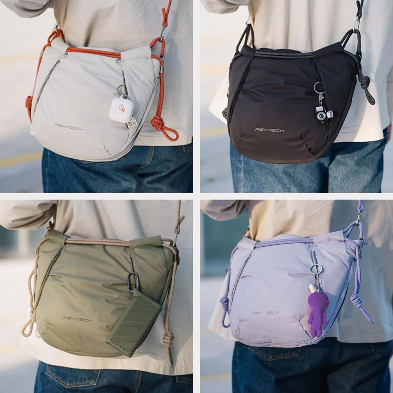 نمای رنگبندی کیف دوربین PGYTECH OneGo Rope Strap Camera Bag