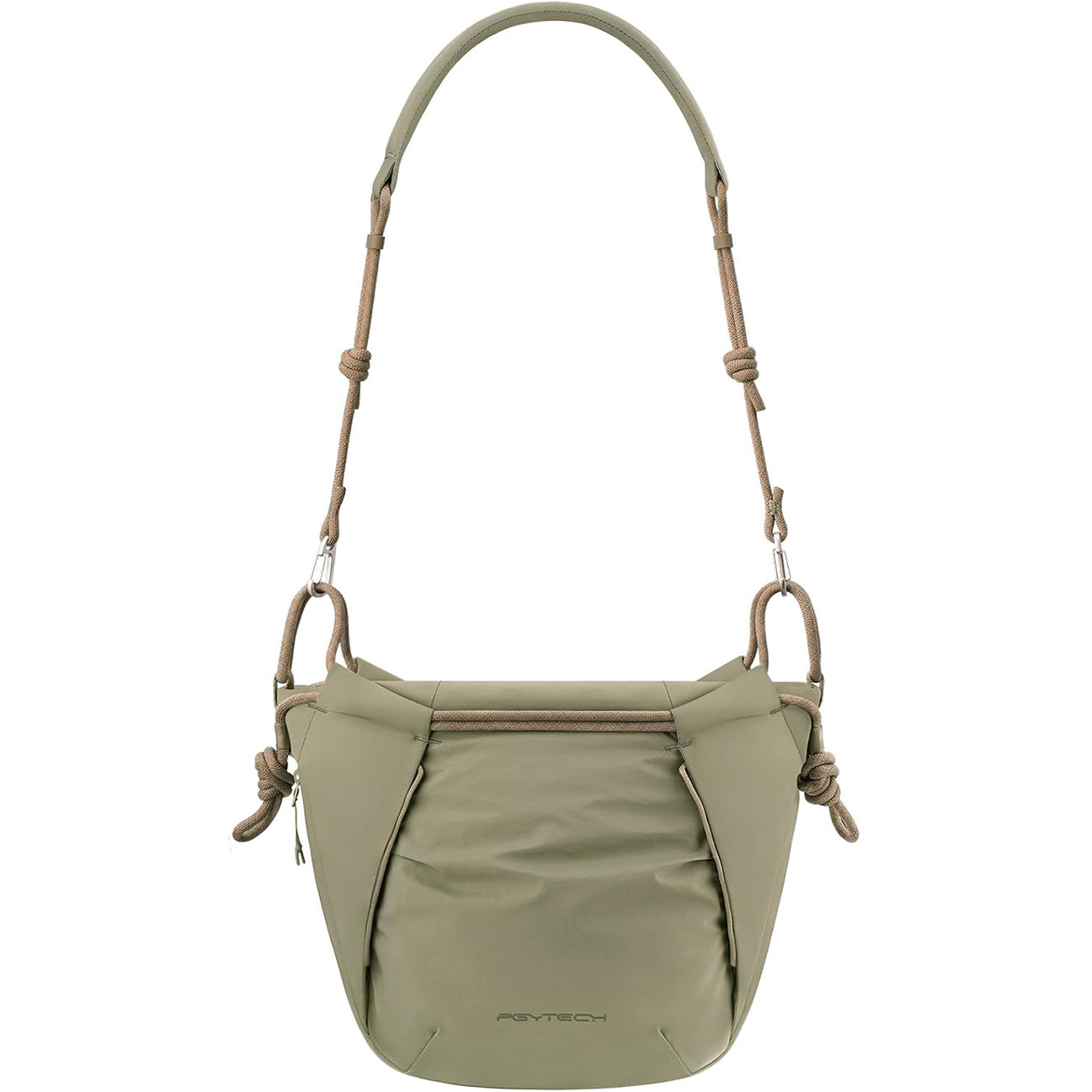 نمای روبه رو کیف دوربین سبز PGYTECH OneGo Rope Strap Camera Bag
