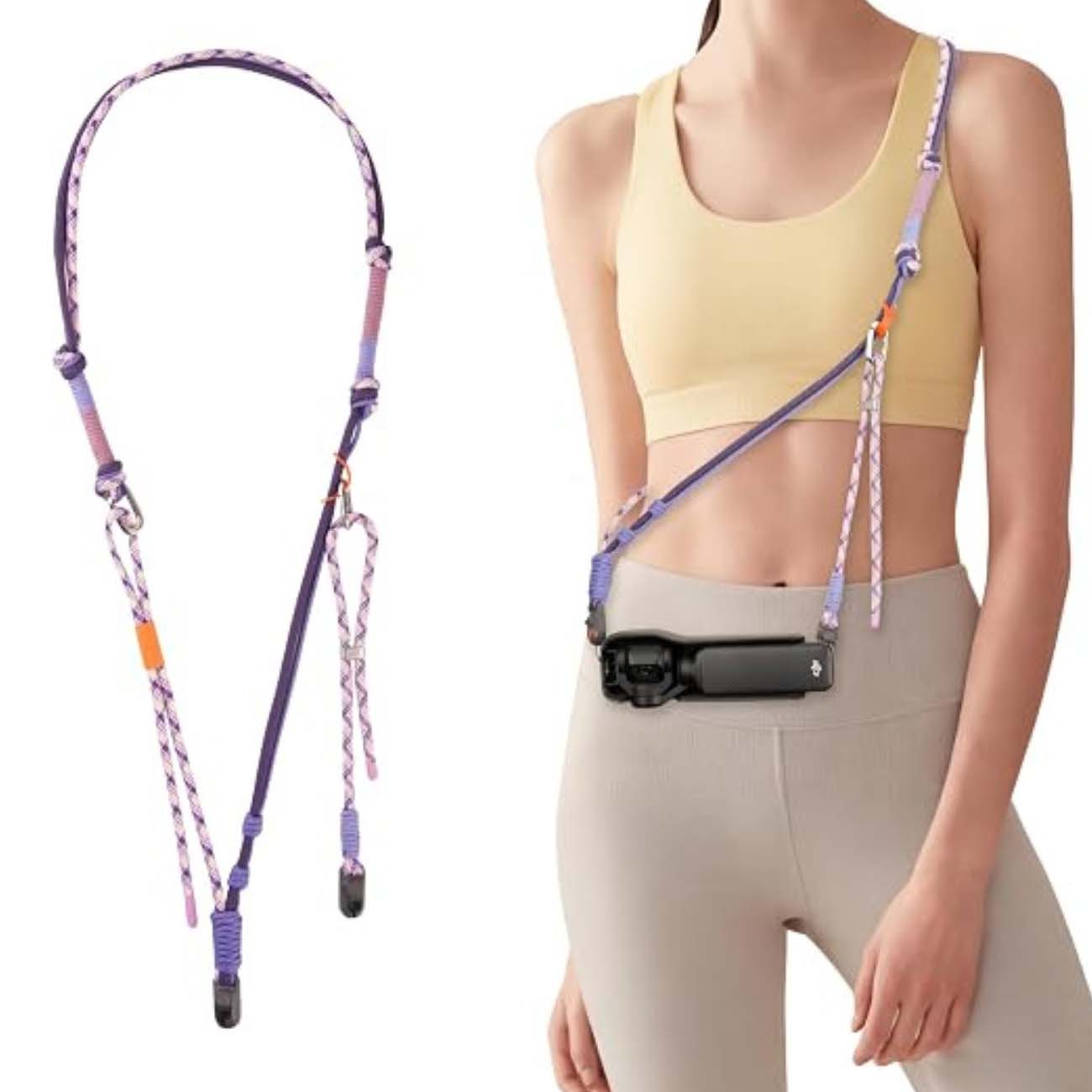 نمای روبه رو بند دوربین PGYTECH Pocket-Series Camera Strap