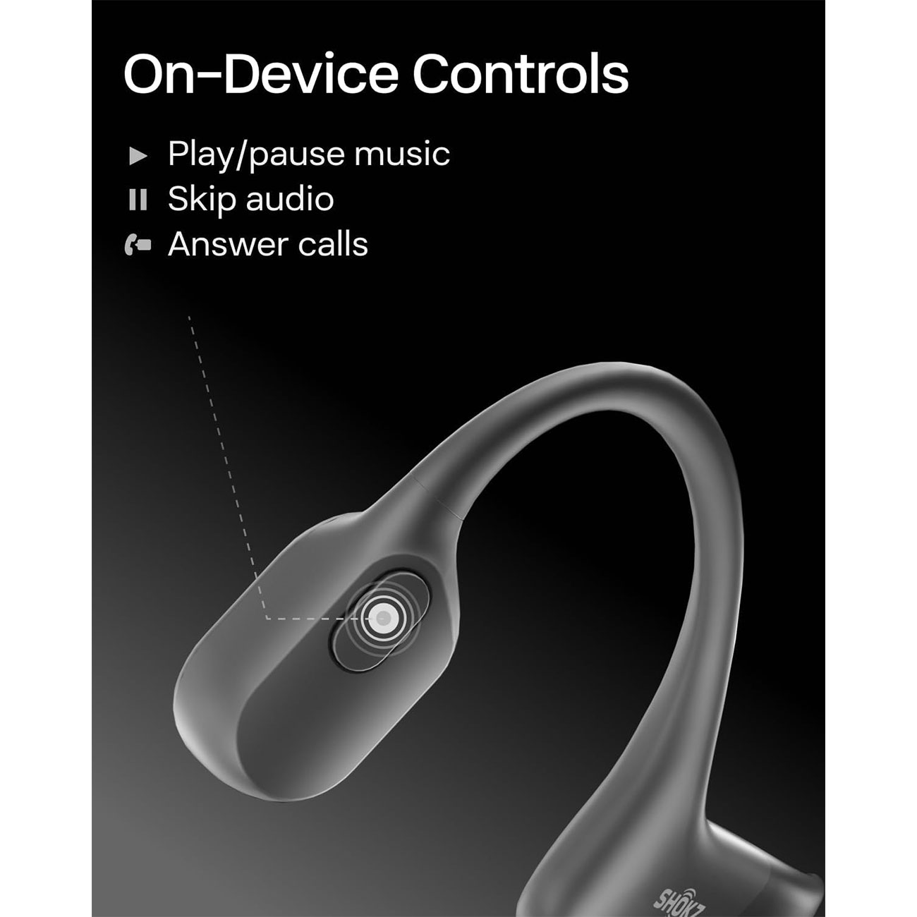 نمای توضیحات هدفون ورزشی شوکز Shokz OpenRun Bone Conduction Bluetooth Sport Headphones