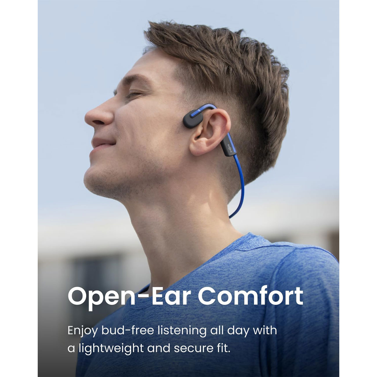 نمای کاربردی هدفون ورزشی شوکز SHOKZ OpenMove Bone Conduction Sports Headphone