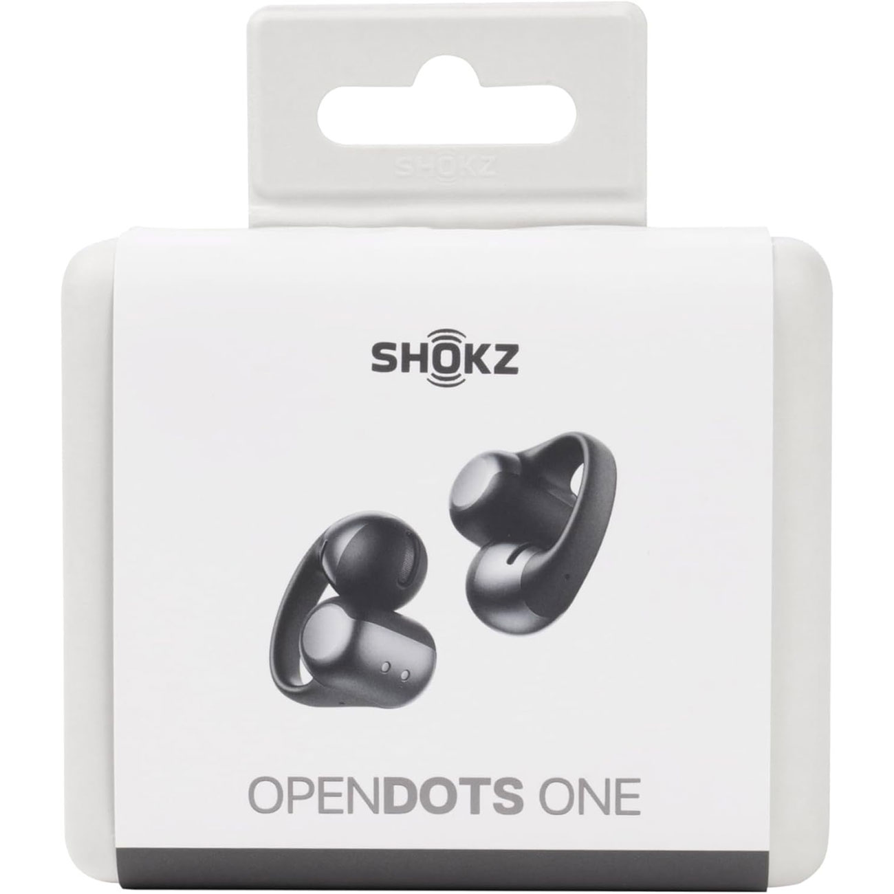 نمای جعبه هندزفری بلوتوثی شوکز SHOKZ OpenDots ONE Open-Ear True Wireless Clip-On Earbuds