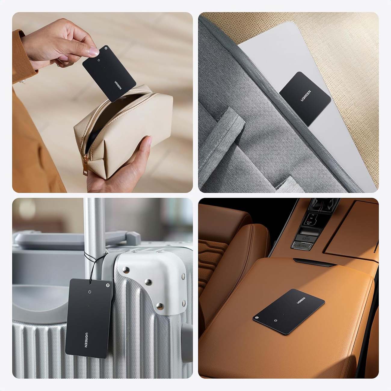 نمای کاربردی ردیاب هوشمند یوگرین UGREEN FineTrack Slim Smart Finder
