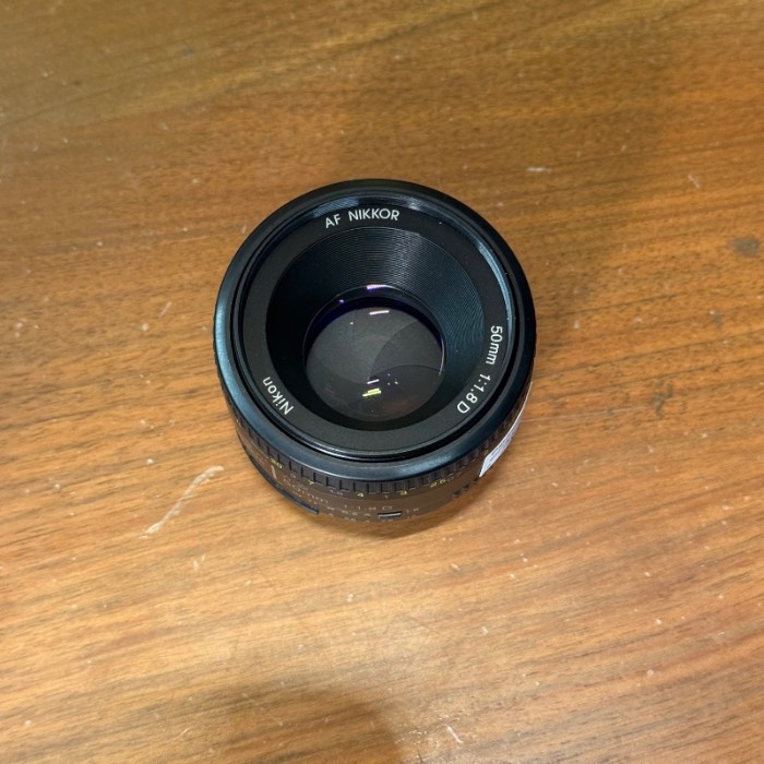 لنز دست دوم نیکون Nikon AF NIKKOR 50mm f/1.8D (جعبه ندارد)