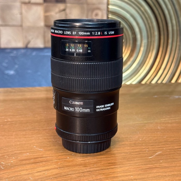 لنز کانن دست دوم Canon EF 100mm f/2.8L Macro IS USM (جعبه ندارد)