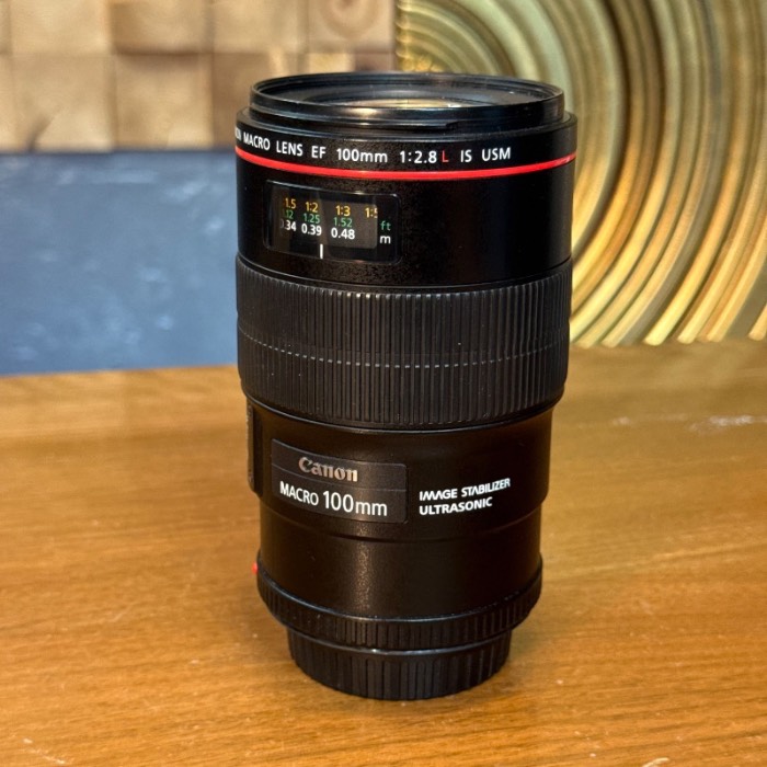 لنز کانن دست دوم Canon EF 100mm f/2.8L Macro IS USM (جعبه ندارد)