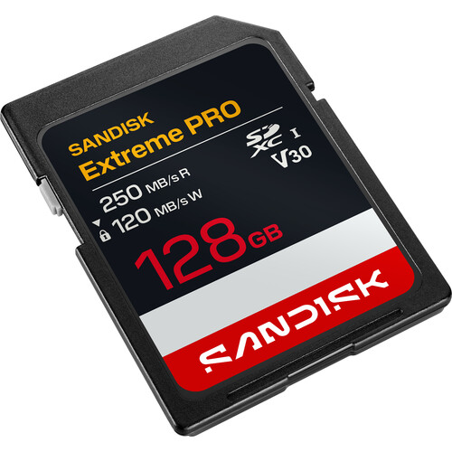 کارت حافظه SANDISK 128GB Extreme PRO UHS-I SDXC Memory Card