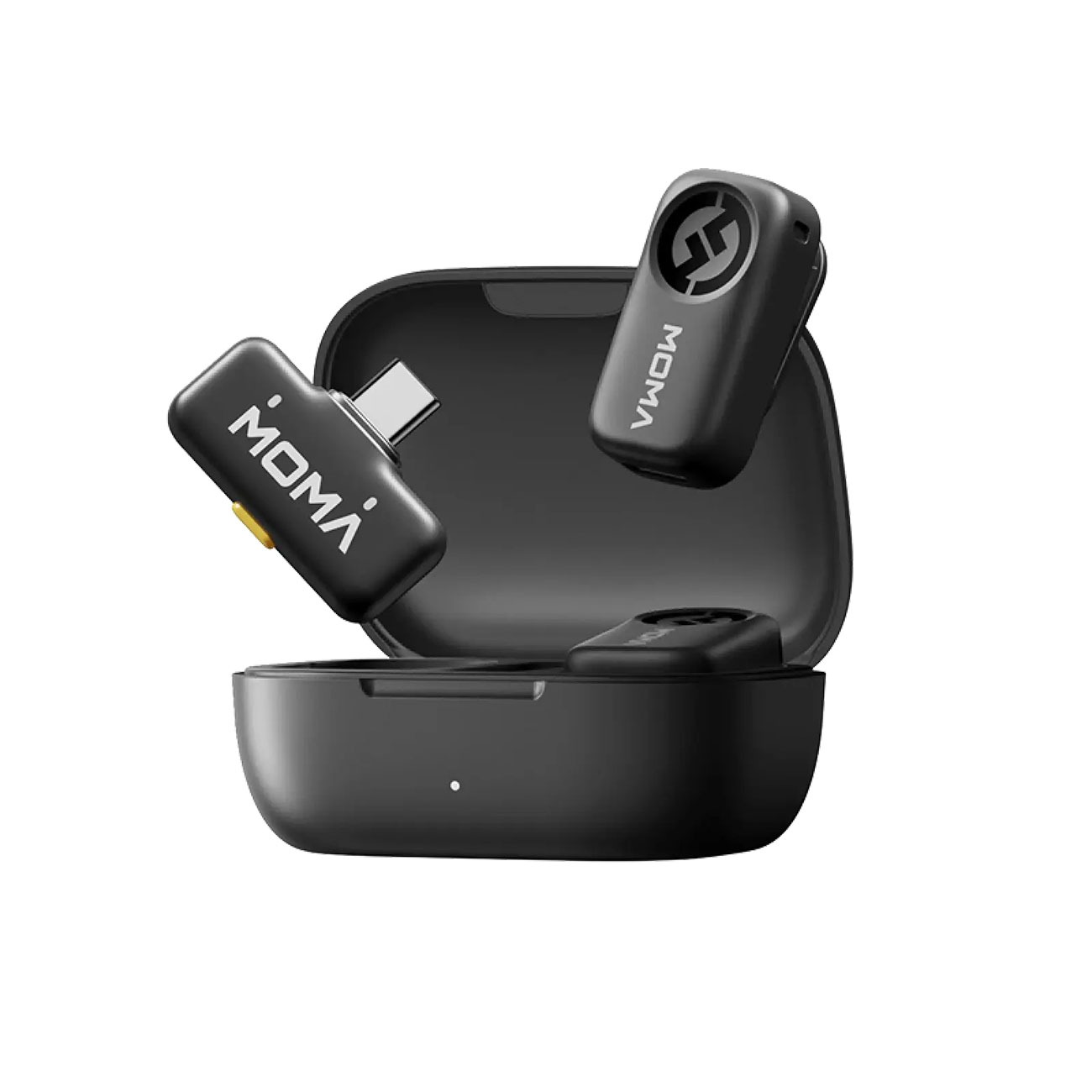 میکروفن بی‌سیم یقه‌ای هالی‌لند Hollyland MOMA LARK A2 Wireless Lavalier Microphone