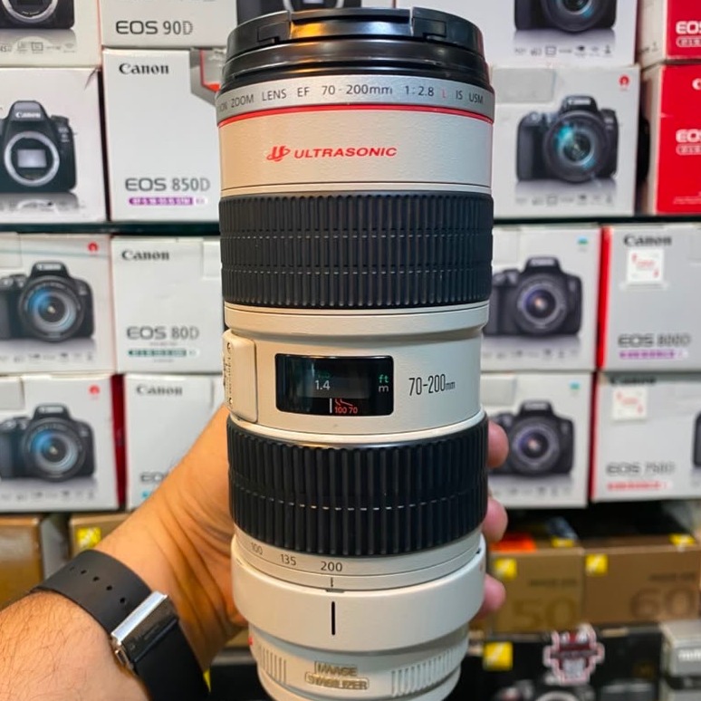 لنز کانن دست دوم Canon EF 70-200mm f/2.8L USM(جعبه دارد)