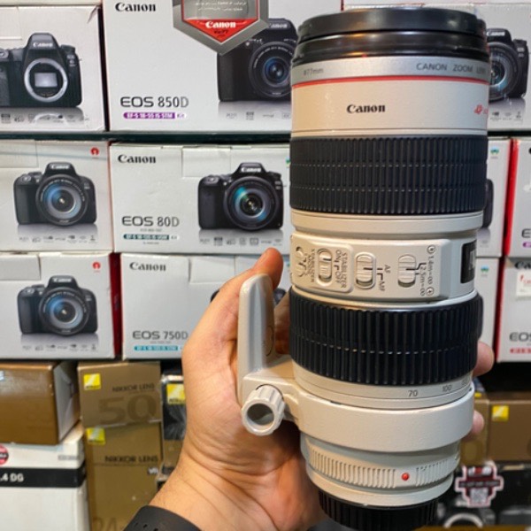 لنز کانن دست دوم Canon EF 70-200mm f/2.8L USM(جعبه دارد)