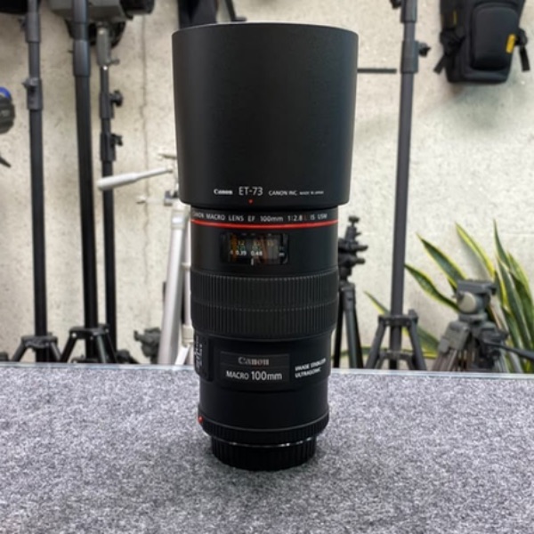لنز کانن دست دوم Canon EF 100mm f/2.8L Macro IS USM (جعبه دارد)