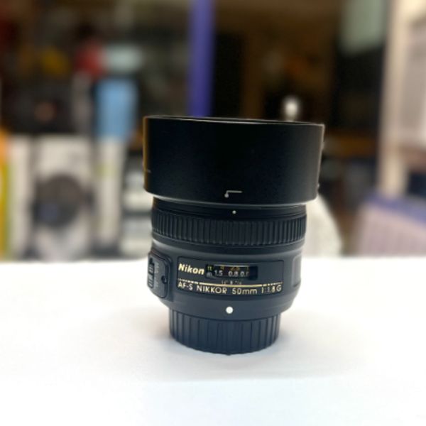 لنز نیکون دست دوم Nikon AF-S NIKKOR 50mm f/1.8G Lens (جعبه دارد)