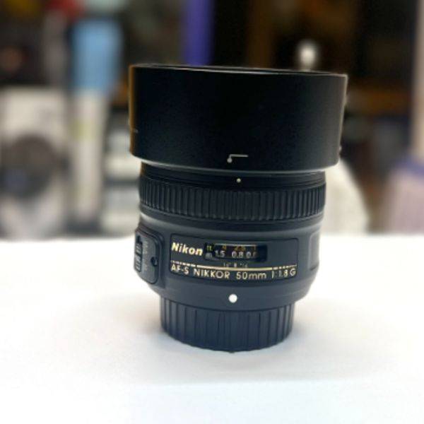لنز نیکون دست دوم Nikon AF-S NIKKOR 50mm f/1.8G Lens (جعبه دارد)