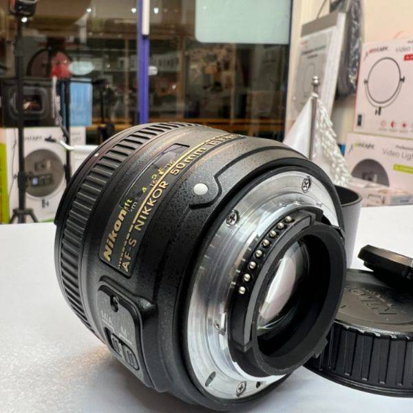 لنز نیکون دست دوم Nikon AF-S NIKKOR 50mm f/1.8G Lens (جعبه دارد)