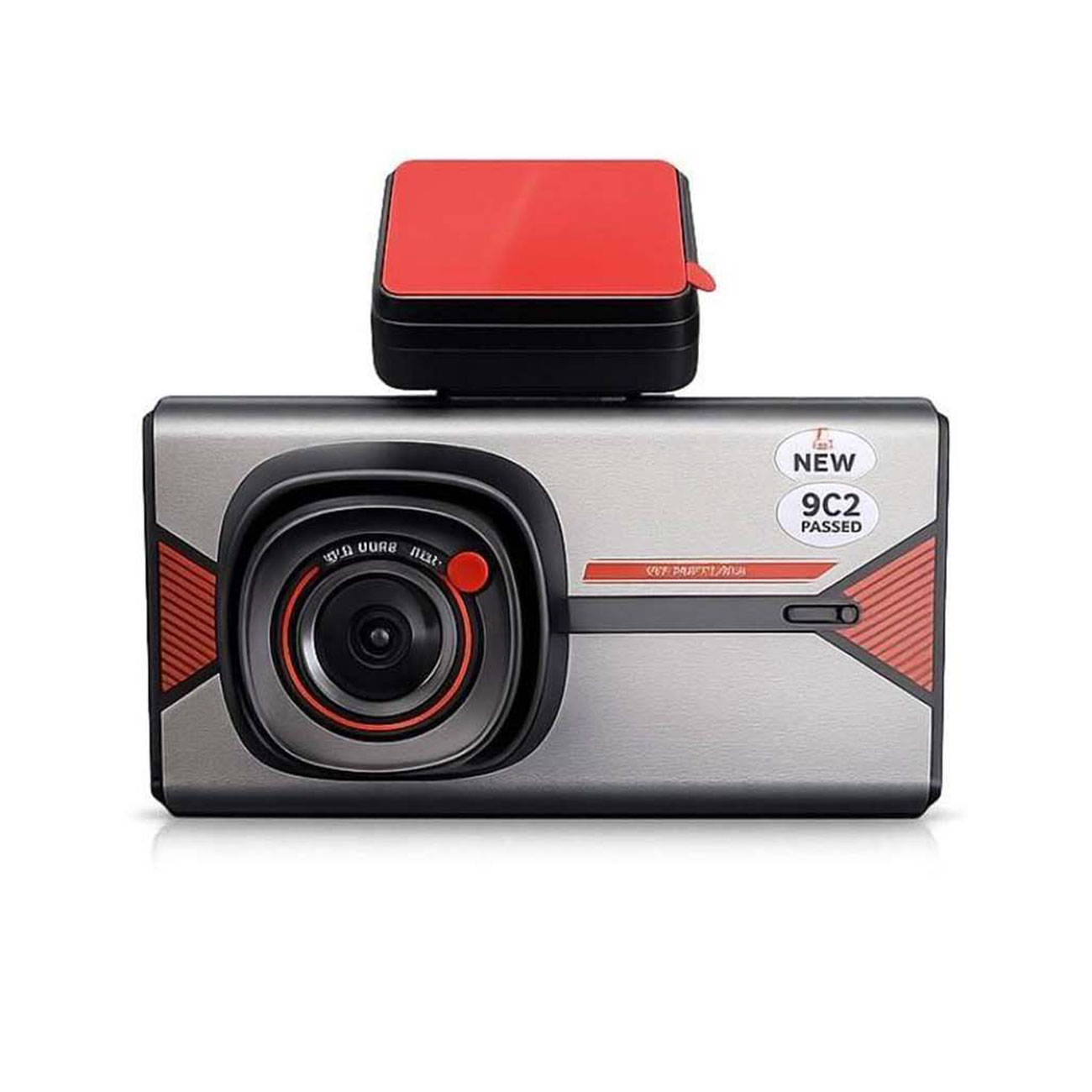 نمای روبه رو دوربین ثبت وقایع خودرو دو لنز P82-2K 2026 4G Dual Lens Car Dash Camera