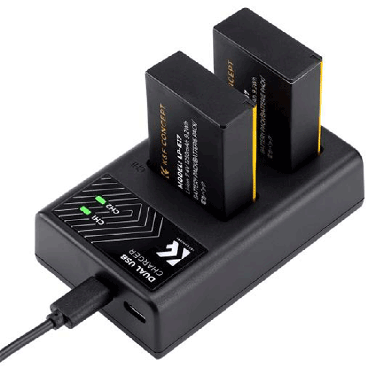 K&F LP-E17 Double battery charger