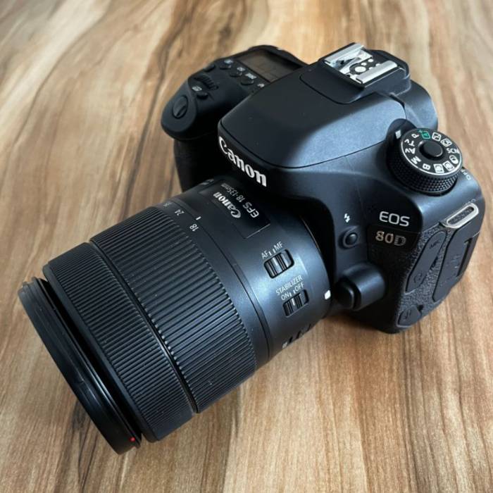 دوربین کانن دست دوم Canon EOS 80D Kit 18-135mm f/3.5-5.6 IS USM (8000 شات)