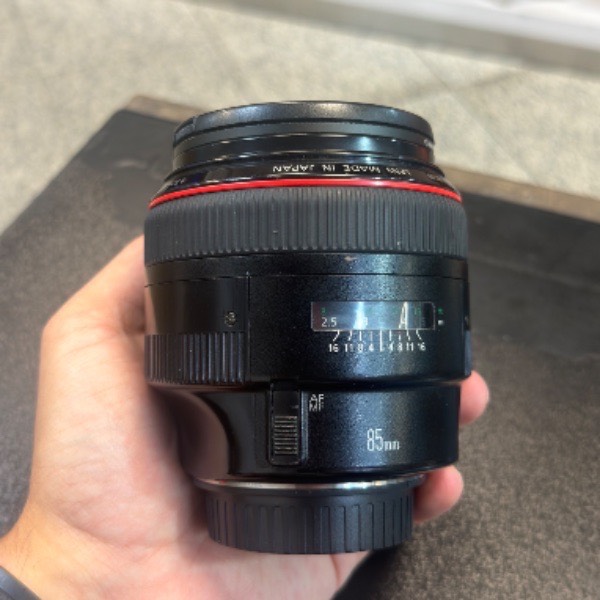 لنز دست دوم کانن Canon EF 85mm f/1.2L II USM (جعبه ندارد)