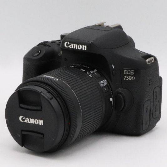 دوربین دست دوم عکاسی کانن Canon EOS 750D Kit 18-55mm f/3.5-5.6 IS STM (9000 شات)