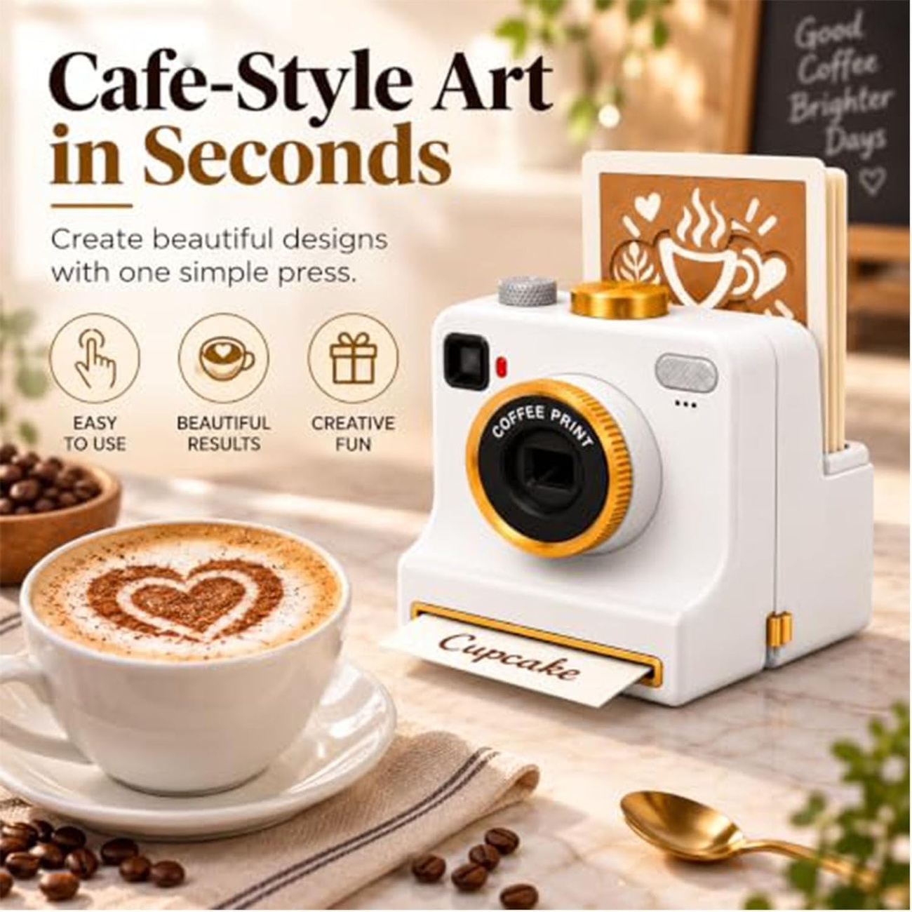 عکس از ویژگی های دستگاه چاپ سه بعدی مناسب برای لاته آرت 3D Printing Machine Suitable For Latte Art