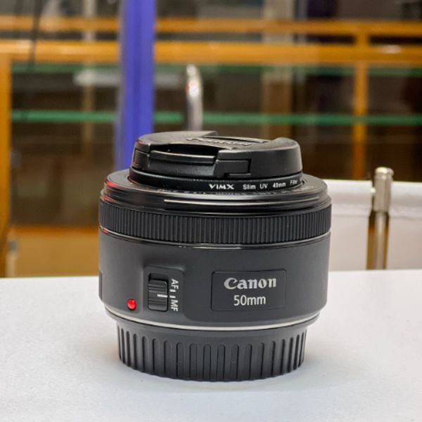 لنز دست دوم کانن  Canon EF 50mm f/1.8 STM Lens (جعبه دارد)