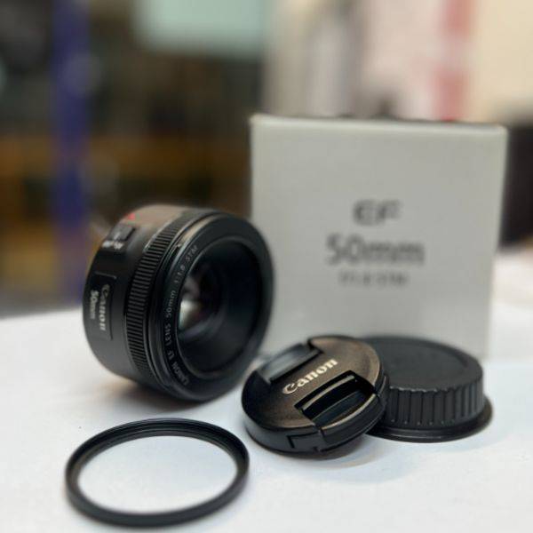 لنز دست دوم کانن  Canon EF 50mm f/1.8 STM Lens (جعبه دارد)