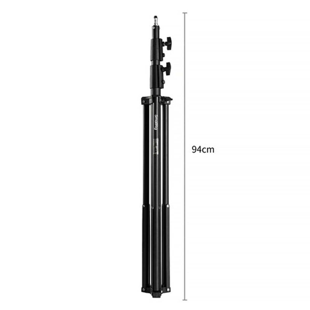 نمای جمع شده سه‌پایه نور اسمال ریگ SmallRig LA-S280 Spring Cushioned Lighting Stand