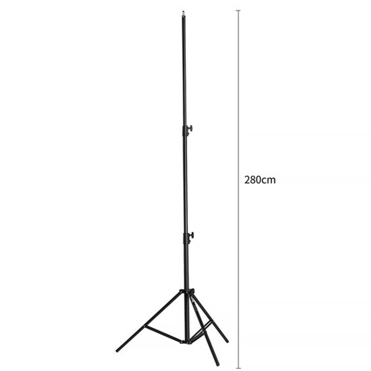 نمای ارتفاع سه‌پایه نور اسمال ریگ SmallRig LA-S280 Spring Cushioned Lighting Stand